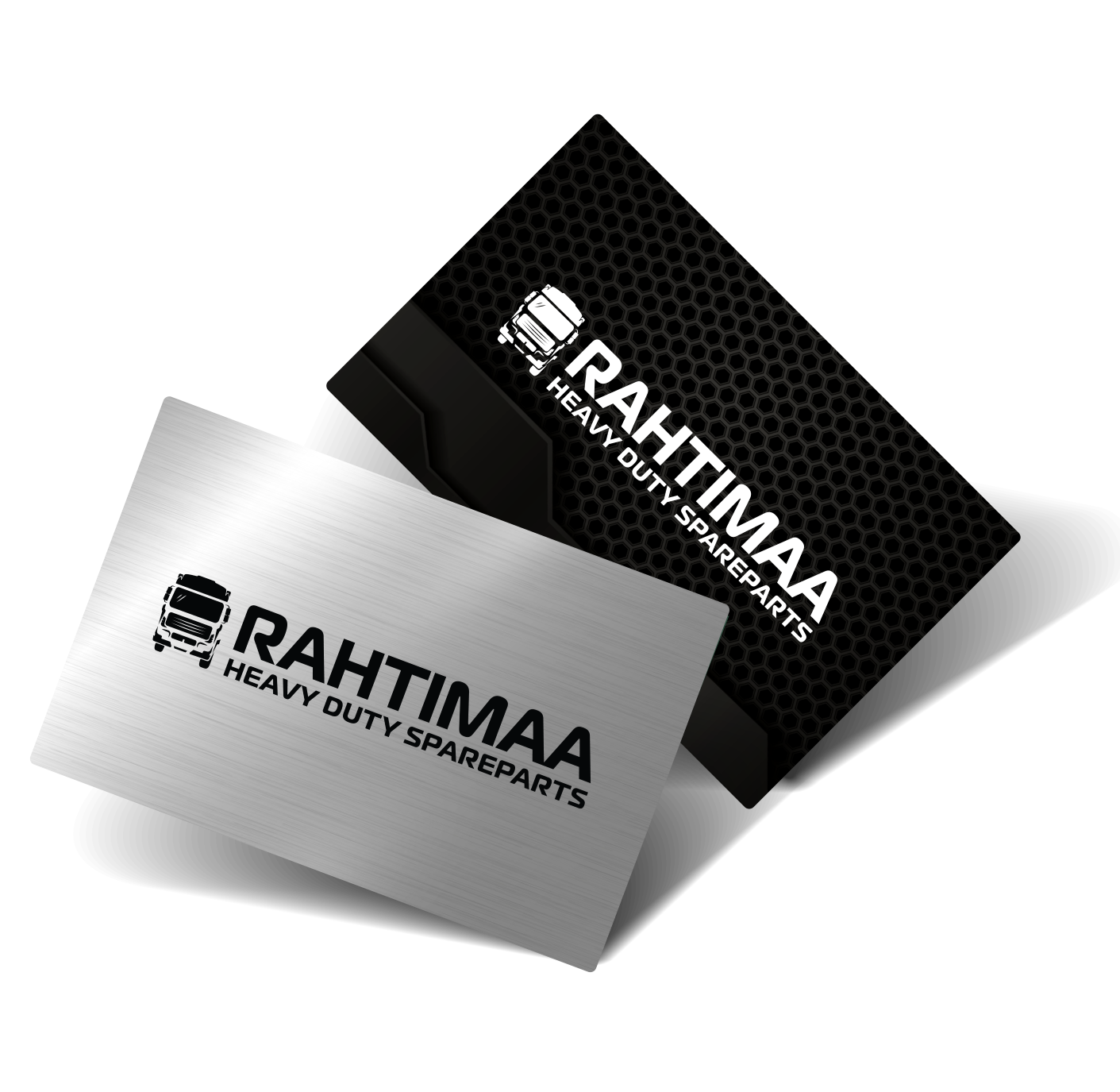 Portfoliokuva Rahtimaa logosuunnittelusta.