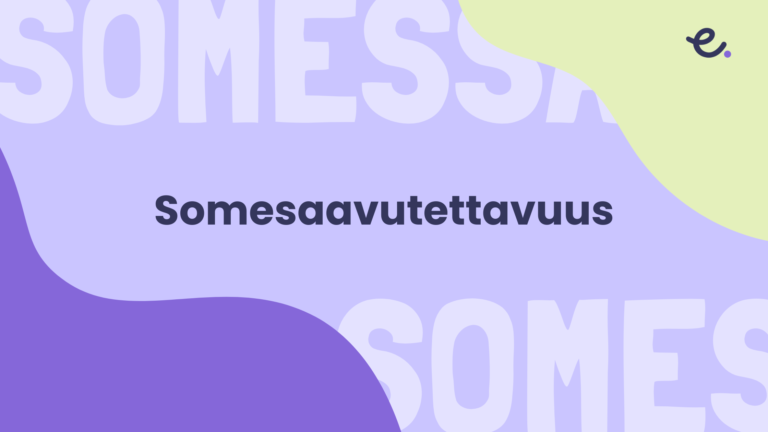 Somesaavutettavuus artikkelikuva.